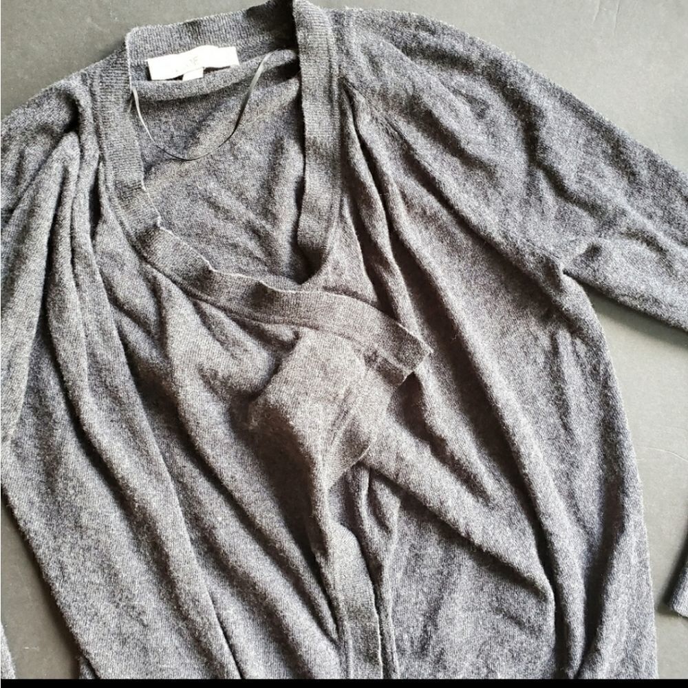 Loft grey flyaway cardigan - Picture 3 of 10